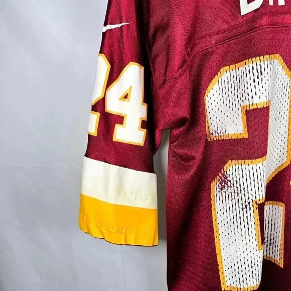 Nike Washington Redskins #24 Champ Bailey Size Medium Jersey Sports Athletic Str - Picture 5 of 15